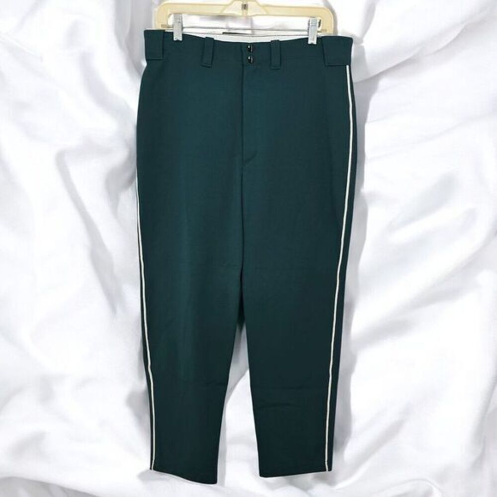 Vintage Russell Athletic Baseball Pants Green White 1997 Deadstock Misses 18 NWT